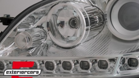 Prednja svjetla LED DayLight (chrome) / Mercedes ML-klasa W164 (2005-2007), LPME63