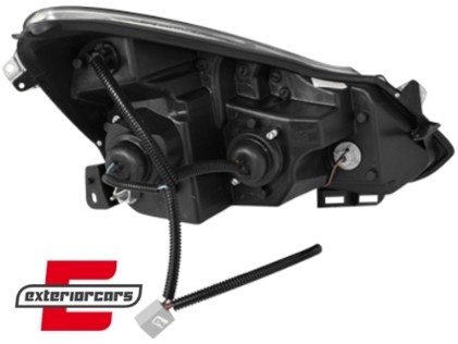 Prednja svjetla LED DayLight (chrome) / Opel Corsa D (2006-2011), LPOPA2