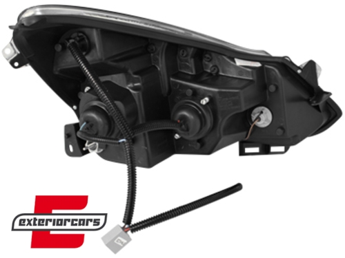 Prednja svjetla LED DayLight (chrome) / Opel Corsa D (2006-2011), LPOPA2