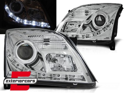 Prednja svjetla LED DayLight (chrome) / Opel Vectra C Signum (2002-2005), LPOP75