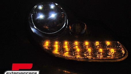 Prednja svjetla LED DayLight (chrome) /  PORSCHE BOXSTER  911 996 (1996-2004), LPPO01