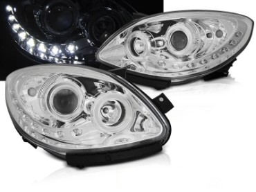 Prednja svjetla LED DayLight (chrome) / Renault Twingo (2007-2011), LPRE35