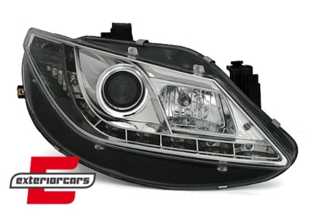 Prednja svjetla LED DayLight (chrome) / Seat Ibiza 6J (2008-2012), LPSE17