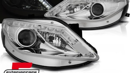 Prednja svjetla LED DayLight (chrome) / Seat Ibiza 6J (2008-2012), LPSE31