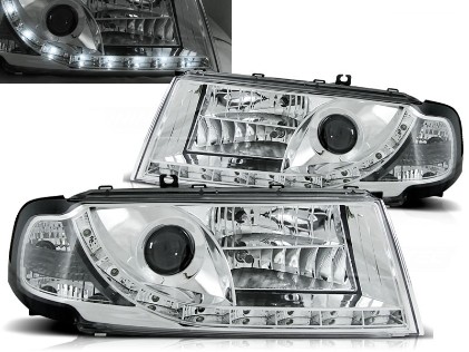Prednja svjetla LED DayLight (chrome) / Škoda Octavia I (2000-2010), LPSK01