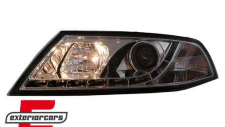 Prednja svjetla LED DayLight (chrome) / Škoda Octavia II (2004-2008), LPSK07