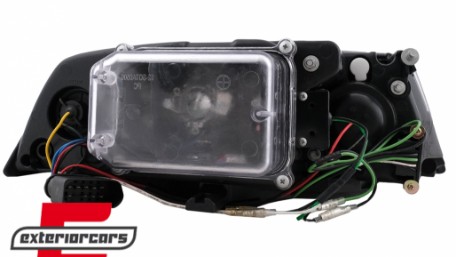 Prednja svjetla LED DayLight (chrome) / Škoda Octavia II (2004-2008), LPSK07