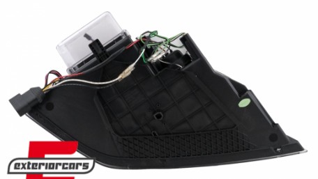 Prednja svjetla LED DayLight (chrome) / Škoda Octavia II (2004-2008), LPSK07