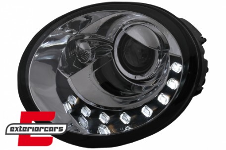 Prednja svjetla LED DayLight (chrome) / Volkswagen New Beetle (10.1998-05.2005), LPVWL6