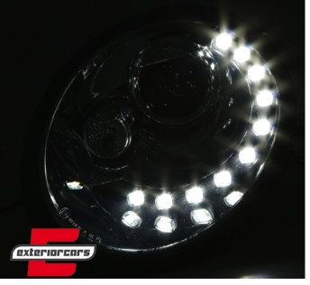 Prednja svjetla LED DayLight (chrome) / Volkswagen New Beetle (2006-2012), LPVWS1