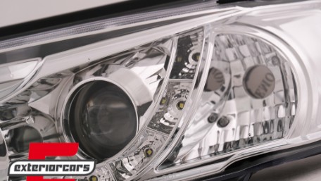 Prednja svjetla LED DayLight (chrome) / Volkswagen Passat B5 3B (11.1996-08.2000), LPVWE6