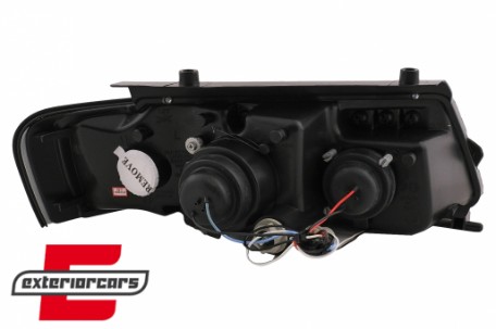 Prednja svjetla LED DayLight (chrome) / Volkswagen Passat B5 3B (11.1996-08.2000), LPVWE6