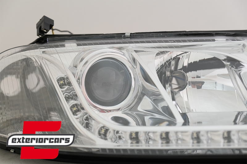 Prednja svjetla LED DayLight (chrome) / Volkswagen Passat B5 3BG (09.2000-03.2005), LPVW55