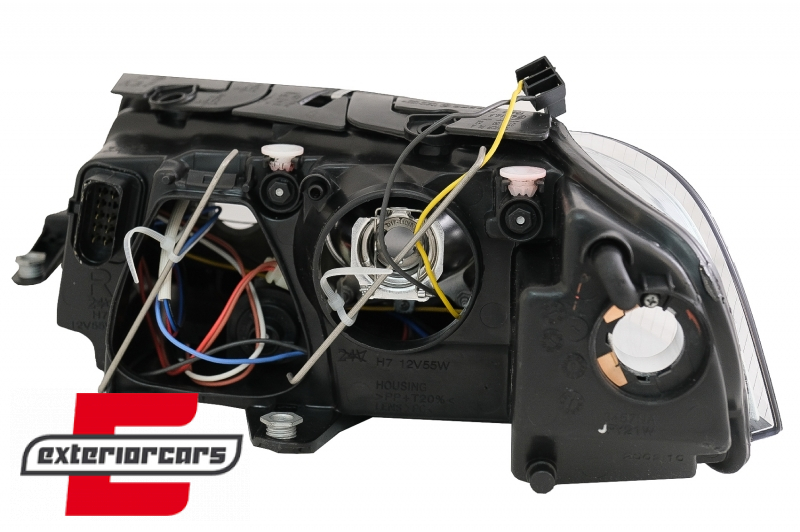 Prednja svjetla LED DayLight (chrome) / Volkswagen Passat B5 3BG (09.2000-03.2005), LPVW55
