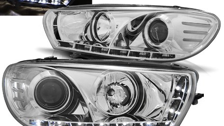 Prednja svjetla LED DayLight (chrome) / Volkswagen Scirocco (2008-04.2014), LPVWA9