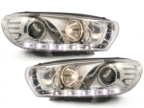 Prednja svjetla LED DayLight (chrome) / Volkswagen Scirocco (2008-04.2014), LPVWA9