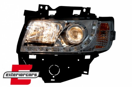 Prednja svjetla LED DayLight (chrome) / Volkswagen T4 Bus (08.1996-03.2003), LPVWB5