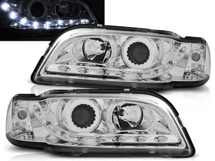 Prednja svjetla LED DayLight (chrome) / VOLVO S40/V40 (96-00), LPVO05