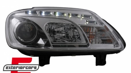 Prednja svjetla LED DayLight (chrome) / VW Caddy (2003-2010) Touran I (2003-2006), LPVWC3