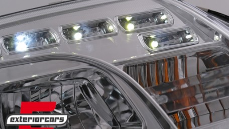 Prednja svjetla LED DayLight (chrome) / VW Caddy (2003-2010) Touran I (2003-2006), LPVWC3
