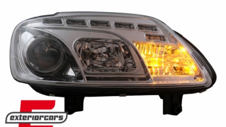 Prednja svjetla LED DayLight (chrome) / VW Caddy (2003-2010) Touran I (2003-2006), LPVWC3