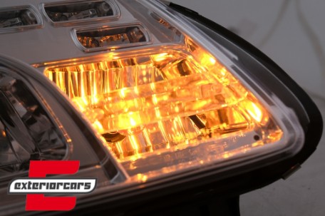 Prednja svjetla LED DayLight (chrome) / VW Caddy (2003-2010) Touran I (2003-2006), LPVWC3