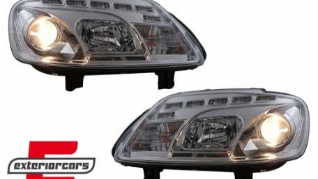 Prednja svjetla LED DayLight (chrome) / VW Caddy (2003-2010) Touran I (2003-2006), LPVWC3