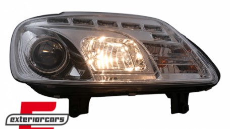 Prednja svjetla LED DayLight (chrome) / VW Caddy (2003-2010) Touran I (2003-2006), LPVWC3
