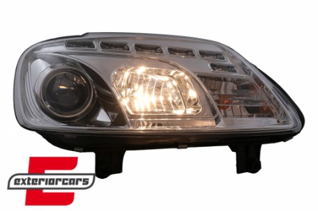 Prednja svjetla LED DayLight (chrome) / VW Caddy (2003-2010) Touran I (2003-2006), LPVWC3