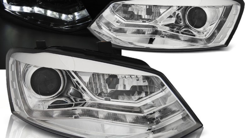Prednja svjetla LED DayLight (chrome) / VW Polo 6R (03.2009-03.2014), LPVWN5