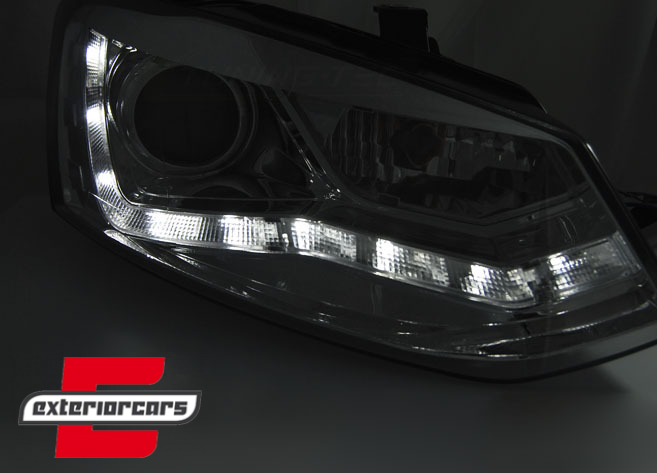 Prednja svjetla LED DayLight (chrome) / VW Polo 6R (03.2009-03.2014), LPVWN5