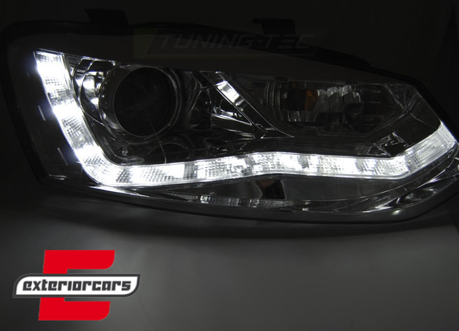 Prednja svjetla LED DayLight (chrome) / VW Polo 6R (03.2009-03.2014), LPVWN5