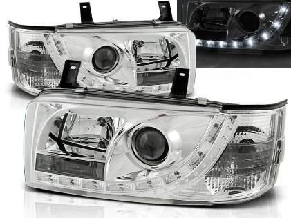 Prednja svjetla LED DayLight (chrome) / VW T4 (1990-03.2003), LPVW83