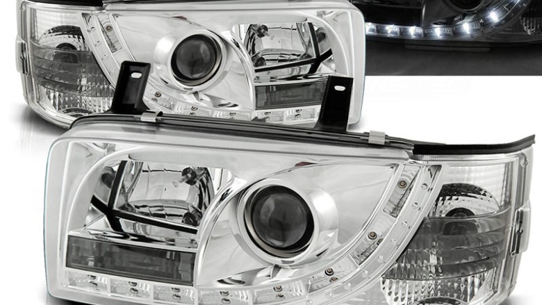Prednja svjetla LED DayLight (chrome) / VW T4 (1990-03.2003), LPVW83
