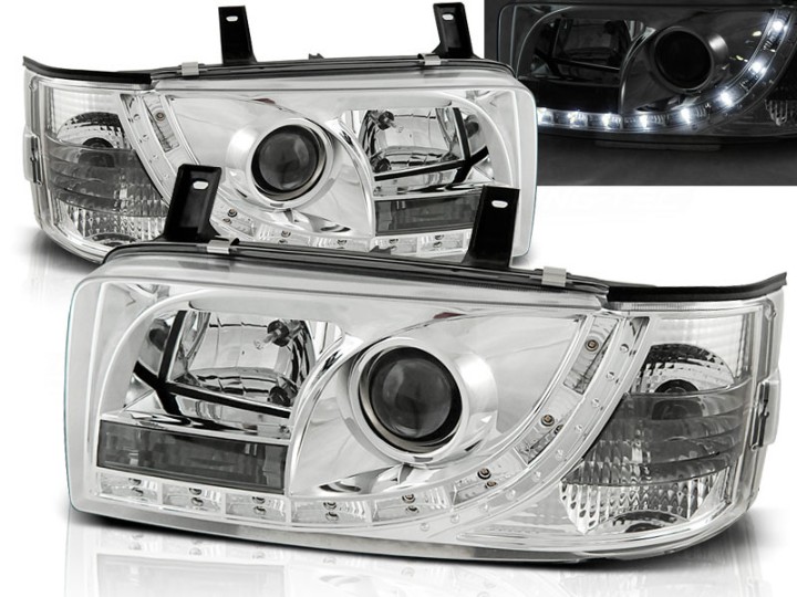 Prednja svjetla LED DayLight (chrome) / VW T4 (1990-03.2003), LPVW83