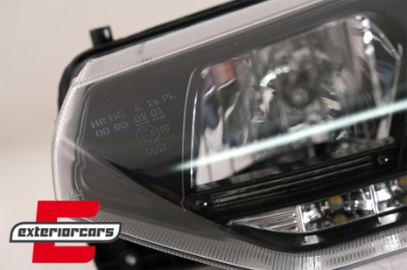 Prednja svjetla LED DayLight (crna) / Alfa Romeo 156 (1997-2003), LPAR02
