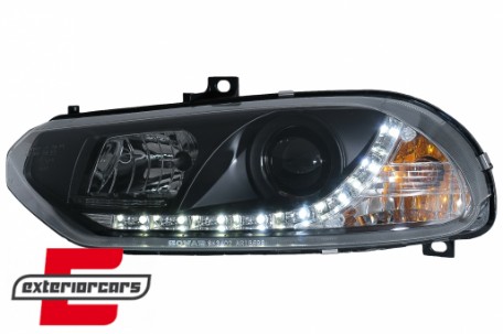 Prednja svjetla LED DayLight (crna) / Alfa Romeo 156 (1997-2003), LPAR02