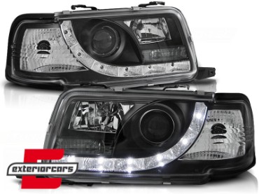 Prednja svjetla LED DayLight (crna) / Audi 80 B4 (1991-1996), LPAU40