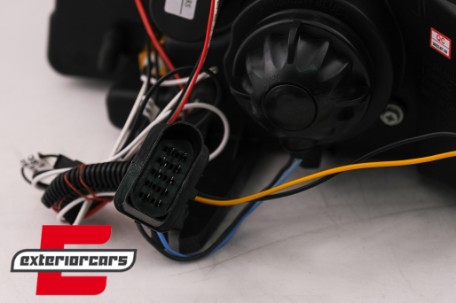 Prednja svjetla LED DayLight (crna) / Audi A4 Cabrio B6 (2002-2006), LPAUF4