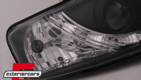 Prednja svjetla LED DayLight (crna) / Audi A4 Cabrio B6 (2002-2006), LPAUF4
