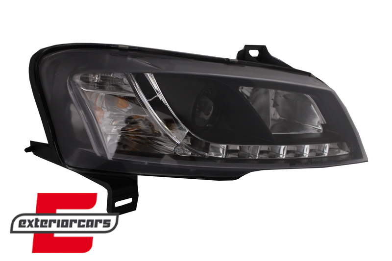 Prednja svjetla LED DayLight (crna) / Fiat Stilo 3p (2001-2008), LPFI12