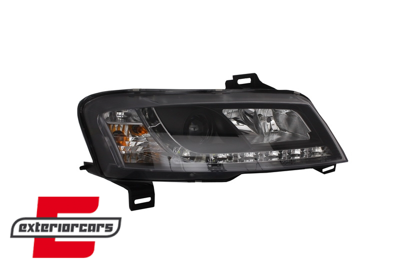 Prednja svjetla LED DayLight (crna) / Fiat Stilo 3p (2001-2008), LPFI12