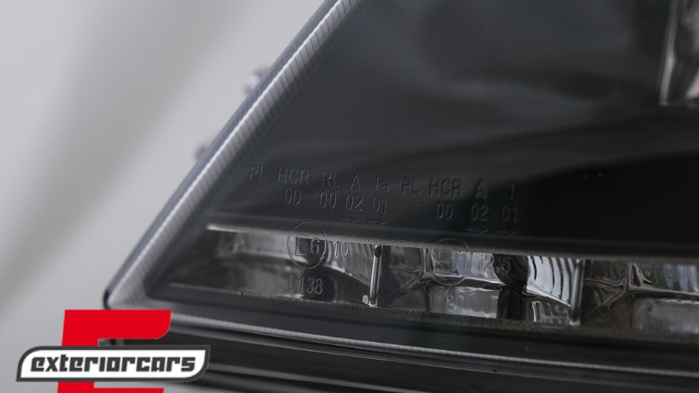 Prednja svjetla LED DayLight (crna) / Opel Astra G (1997-2004), LPOP40