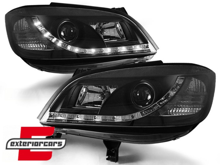 Prednja svjetla LED DayLight (crna) / Opel Zafira A (1999-2005), LPOP42
