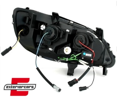 Prednja svjetla LED DayLight (crna) / Opel Zafira A (1999-2005), LPOP42