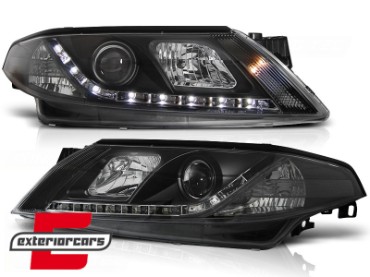 Prednja svjetla LED DayLight (crna) / Renault Laguna 2 (2001-2005), LPRE18