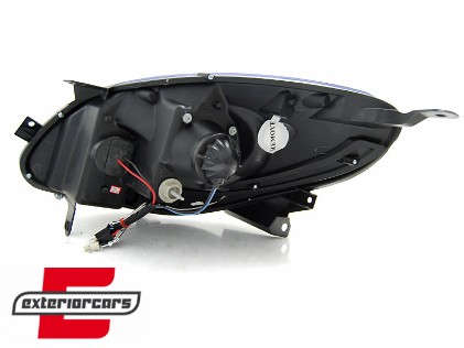 Prednja svjetla LED DayLight (crna) / Renault Twingo (2007-2011), LPRE36