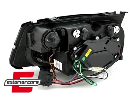 Prednja svjetla LED DayLight (crna) / Volkswagen Bora (09.1998-07.2005), LPVWA2