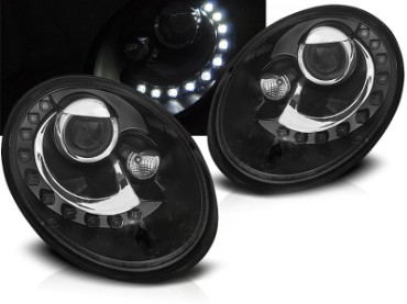 Prednja svjetla LED DayLight (crna) / Volkswagen New Beetle (2006-2012), LPVWS2