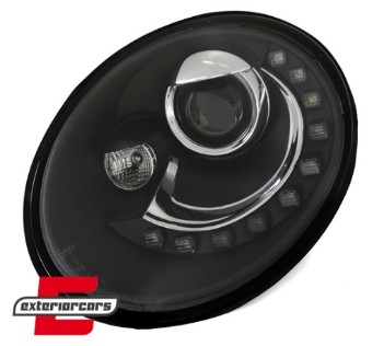 Prednja svjetla LED DayLight (crna) / Volkswagen New Beetle (2006-2012), LPVWS2